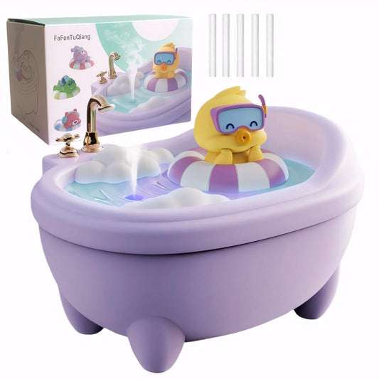 Cute Humidifier for Bedroom,Top Fill 0.34L Desk Mini Humidifier Aroma Diffuser,Cool Mist,20db Quiet,Easy Clean,Colorful Light, Auto Shut off,Small Humidifier for Baby Room,Plants,Home,Office (Purple)