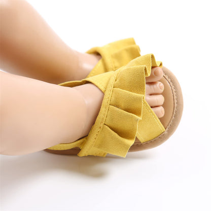 myppgg Baby Boys Girls Summer Sandals Non-Slip Soft Sole Infant Slippers Cotton Crib Shoes for Toddler First Walkers