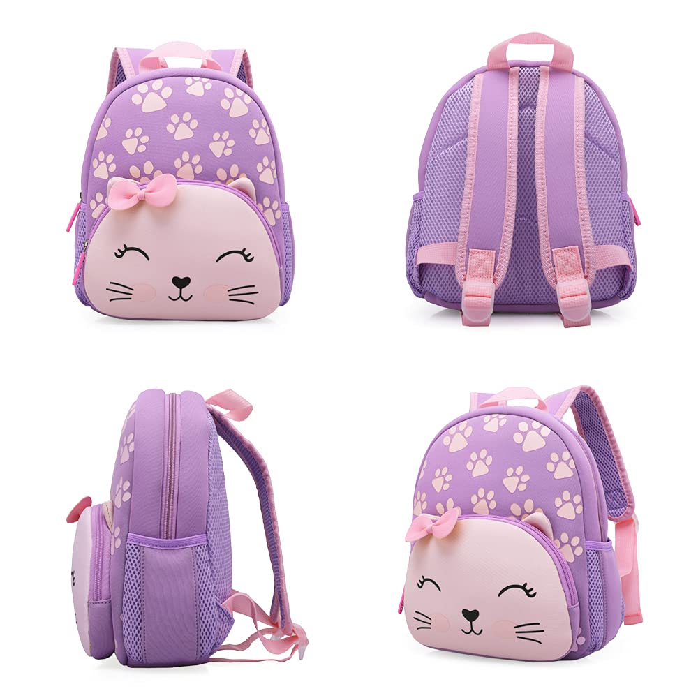 KK CRAFTS Preschool Backpack Toddler Neoprene Animal Schoolbag Lunch backpack for Kids Boys Girls(Dinosaur)