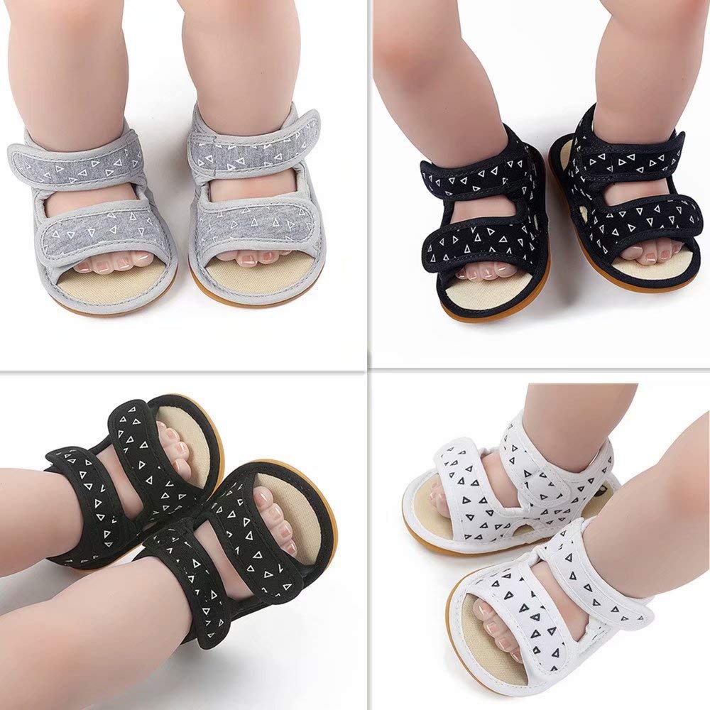 OAISNIT Baby Girls Boys Sandals Premium Breathable Anti-Slip Rubber Sole Infant Summer Outdoor Shoes Toddler First Walkers