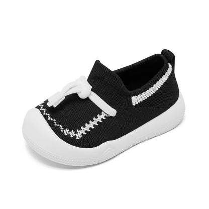 Eashi Baby Boy Girl Non-Skid Indoor Infant Walking Shoes Breathable Warm Elastic Sock Shoes with Memory Sole Protect Toes Outdoor Sneakers