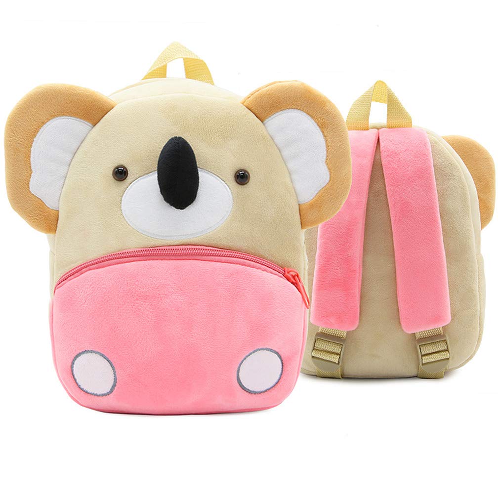 Cute Toddler Backpack Plush Animal Cartoon Mini Travel Daycare Bag for Baby Girl Boy 2-6 Years (Shark Blue)