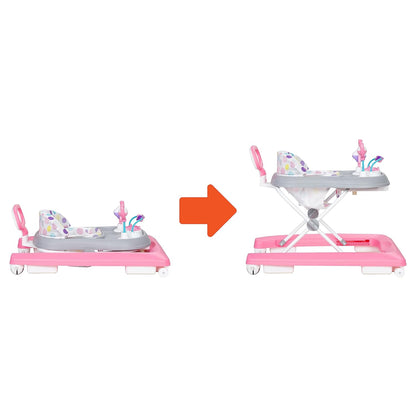 Smart Steps® Trend Plus 2-in-1 Walker with Deluxe Toys, Orbits Pink