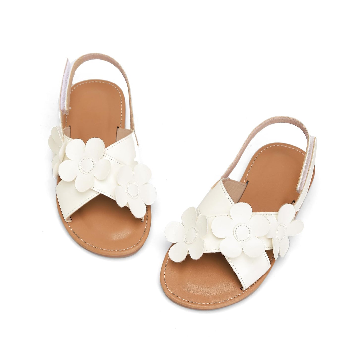 Toddler Girls Sandals Summer Flats Dress Shoes for Baby Little Kids Girl