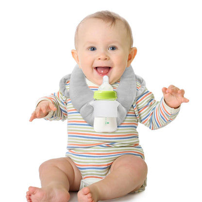 Baby Bottle Holder,Bottle Holder for Baby self Feeding,Baby Bottle Holder Hands Free Feeding,Newborn Bottle Holder,Twin Baby Feeding Pillow,Newborn Essentials (Minty Green）