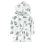Baby and Infant Bath Robe with Hood and Baby Beach Cover Up for Boys and Girls 0-9 Months (Enchanted Evening)