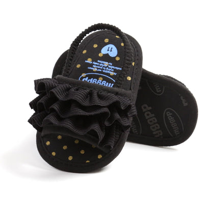 Ohwawadi Baby Boys Girls Sandals Soft Sole Summer Infant Wedding Dress Flat Shoes Beach Sandal Newborn Crib Shoes First Walkers