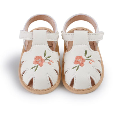 Infant Baby Boys Girls Sandals Summer Baby Wedding Dress Flat Shoes Newborn Crib Shoes First Walkers Prewalkers Shoes