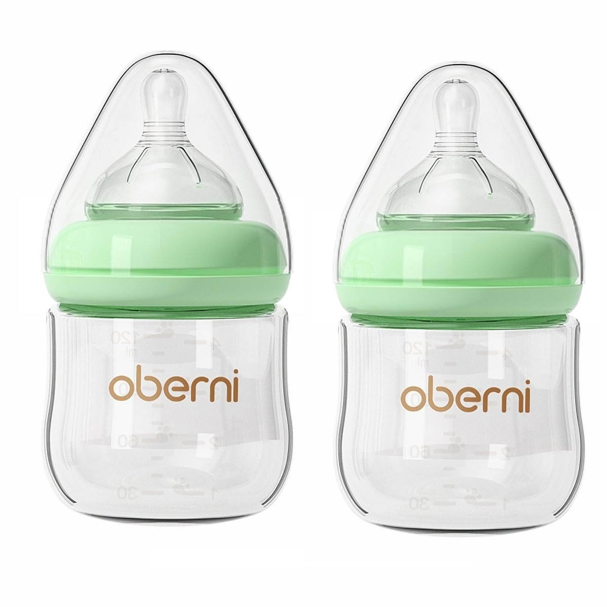 Glass Baby Bottles,Anti Colic Breastfeeding Bottle with Natural Response Nipple Size S,Wide Neck Slow Flow Baby Bottle for Baby,Newborn,Preemie 0-3 0-6 Month,BPA Free (Pink, 1 Pack, 4 Ounce)