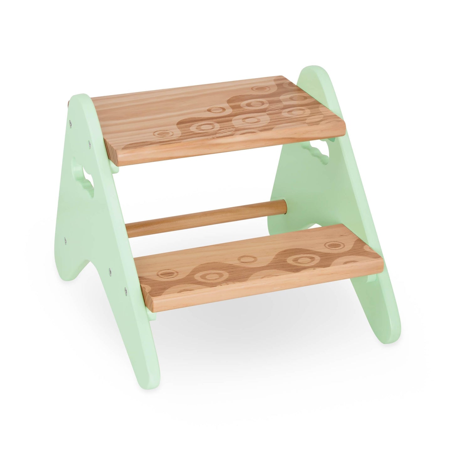 B. spaces – Step Stool For Kids – Wooden Stepping Stool – Step Stool For Bedroom, Bathroom, Kitchen – Furniture For Toddlers, Kids – 2 Years + – Peek-A-Boost - Mint