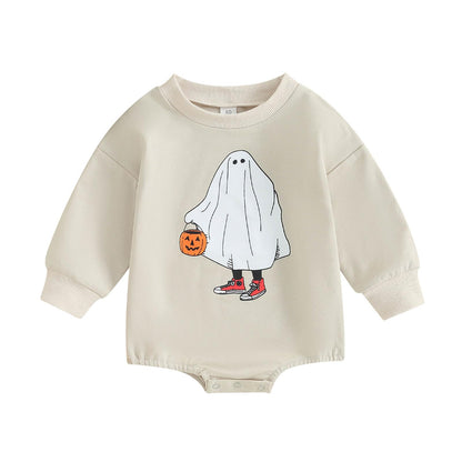 Easter Newborn Baby Girl Clothes Fuzzy Bunny Embroidery Romper Sweatshirt Bubble Jumpsuit Toddler Baby Girl Outfit