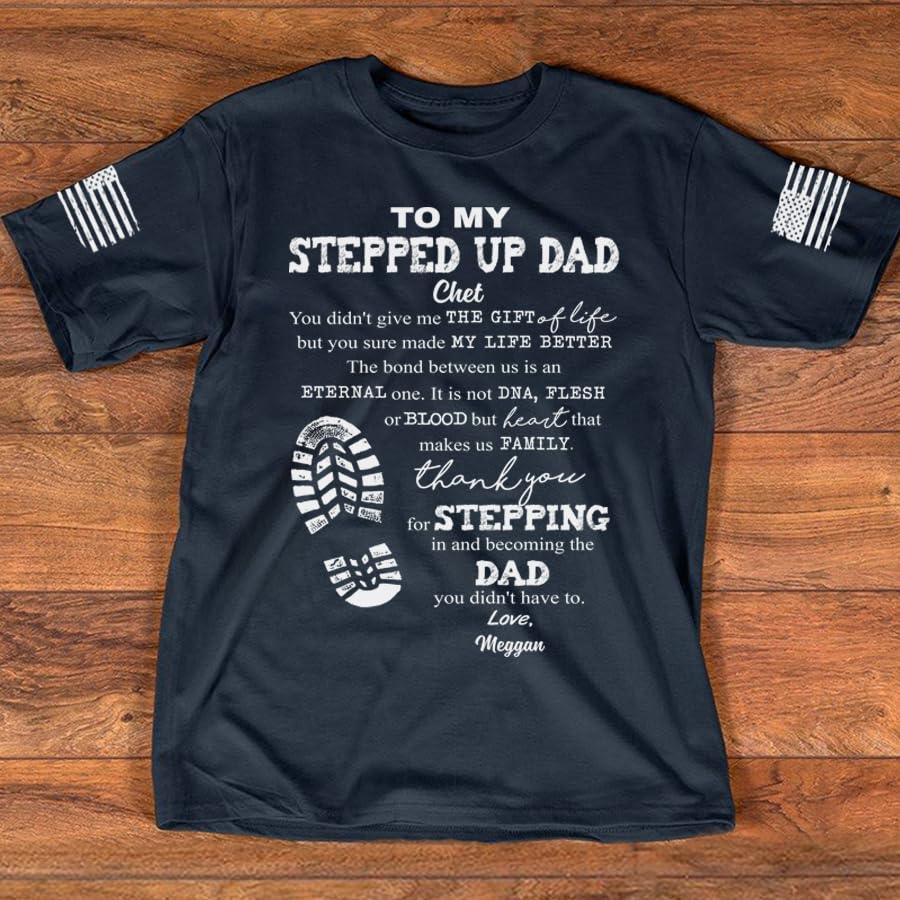 Personalized Fathers Day T-Shirt, Custom Grandpa Grandkids Name Shirt, Papa Shirts, Dad Gifts for Fathers Day and Christmas