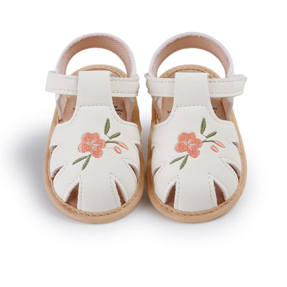 Ohwawadi Baby Boys Girls Sandals Soft Sole Summer Infant Wedding Dress Flat Shoes Beach Sandal Newborn Crib Shoes First Walkers