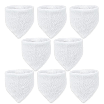 Baby Bibs Muslin Drool Teething Drooling Bibs for Baby Girl Boy Muslin Cotton