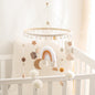 Baby Crib Mobile for Boys Girls| Boho Nursery Mobile| Gender Neutral Hand-Crocheted Mobile| Ceiling Mobile - Stars, Clouds, Moon