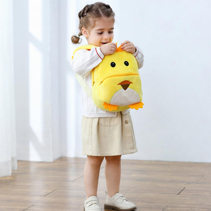 Cute Plush Toddler Backpacks Mini Brown Owl Backpack for Kids Real Littles Backpack for Boy Girl
