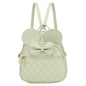 KL928 Girls Bowknot Polka Dot Cute Mini Backpack Small Daypacks Convertible Shoulder Bag Purse for Women