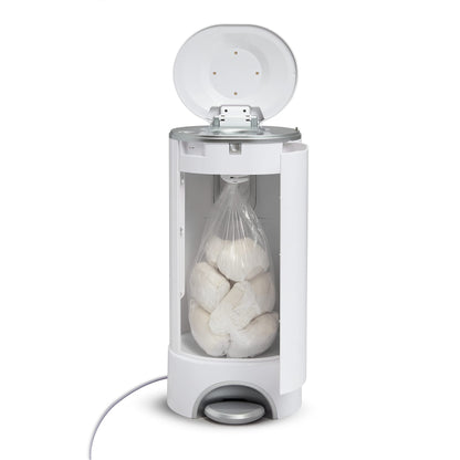Munchkin® UV Diaper Pail #1 in Odor Control, Includes 1 UV Snap, Seal & Toss™ Bag and 1 UV Refill Ring