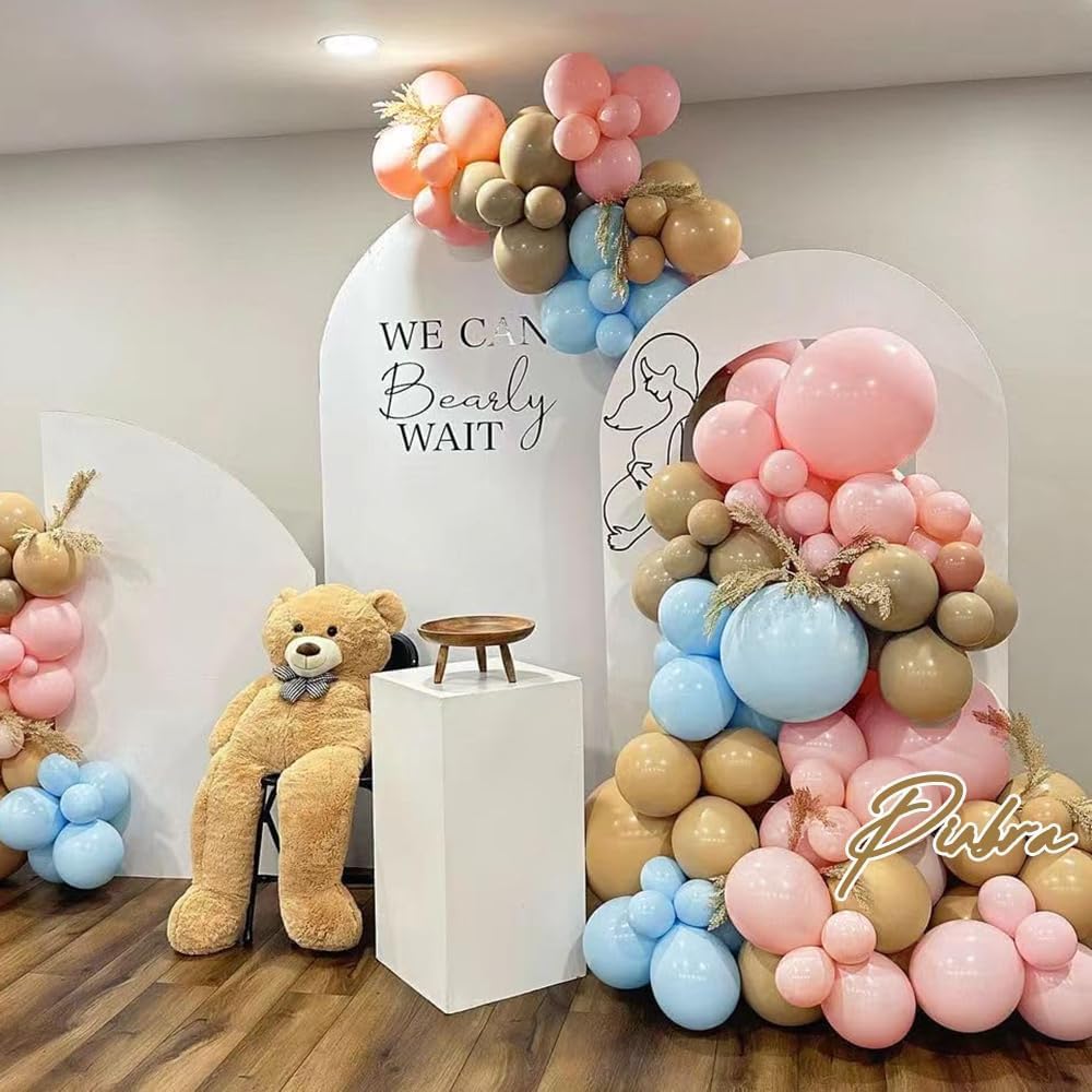 Double Stuffed Nude Balloon Garalnd Blush Beige Balloons Cream Brown Balloon Arch Kit Different Sizes Ivory Latex Balloons For Neutral Baby Shower Gender Reveal Birthday Boho Party Decorations