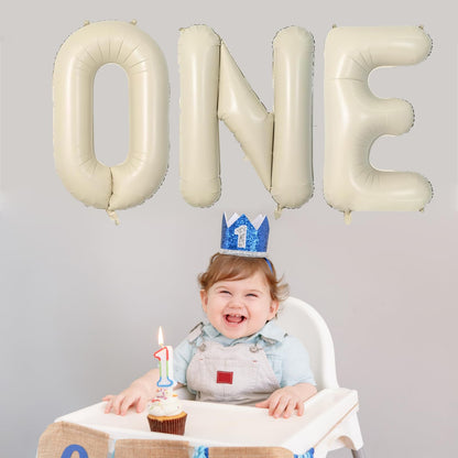 40 Inch Oh Baby Balloon, Shower Decorations, Large Sign for Backdrop, Shiny Banner for Gender Reveal Party Supplies (Gold)