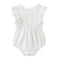 Simplee kids Baby Girl Kint Romper Fall Sleeveless Pompoms Rompers Newborn Little Girl Overall Jumpsuit Outfits