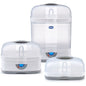 Chicco Advanced Electric Steam Sterilizer & Dryer for Baby Bottles, Feeding Accessories and More | Eliminates 99.9% of Germs | 4 Programming Options | 2 Configurations | Automatic Shut-Off