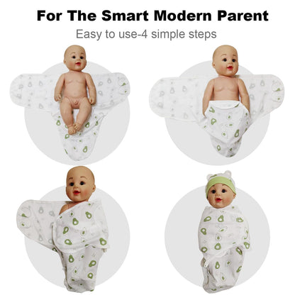 3-Pack Organic Baby Swaddle Sleep Sacks - Newborn Swaddle Sack - Baby Sleep Sack - Baby Swaddle Blanket Wrap…
