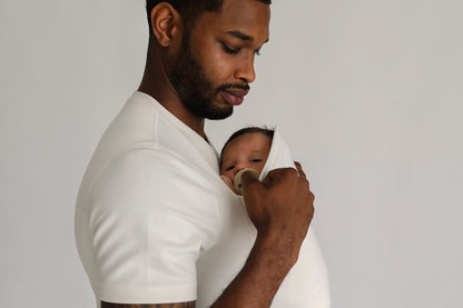 Lalabu The Dad Shirt | Hands-Free Baby Carrier for Dad with Kangaroo Pouch | Engineered for Bonding, Safety, & Comfort for Newborns Up to 15 Lbs. | CPSC Approved