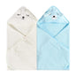 2 Pack Soft Baby Bath Towels with Cute Design. Absorbent Baby Towels for Newborn Gift Set of Hooded Towels for Baby Boys Girls and Neutral (Pink)
