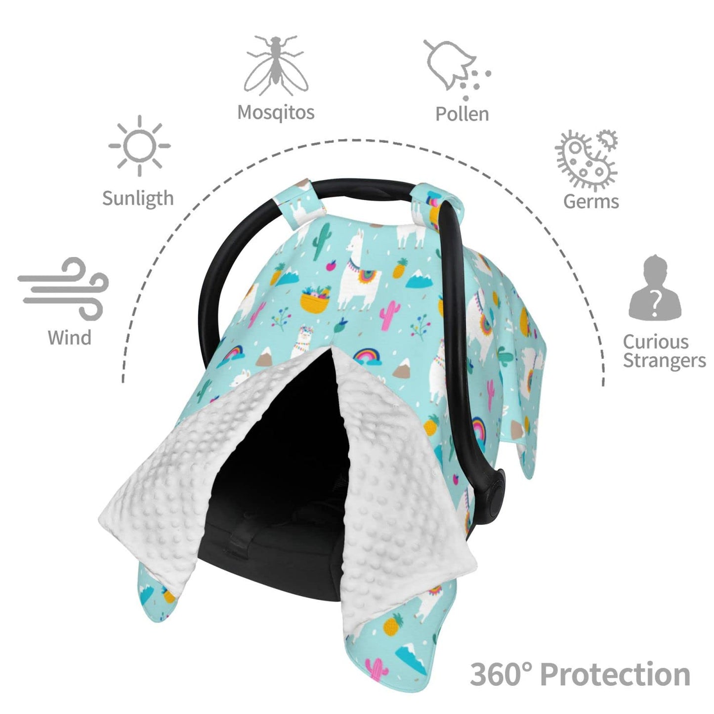 Butterfly Car Seat Cover for Baby in Winter Summer, Nursing Cover for Mom Butterfly Baby Stuff for Baby Girl Boy
