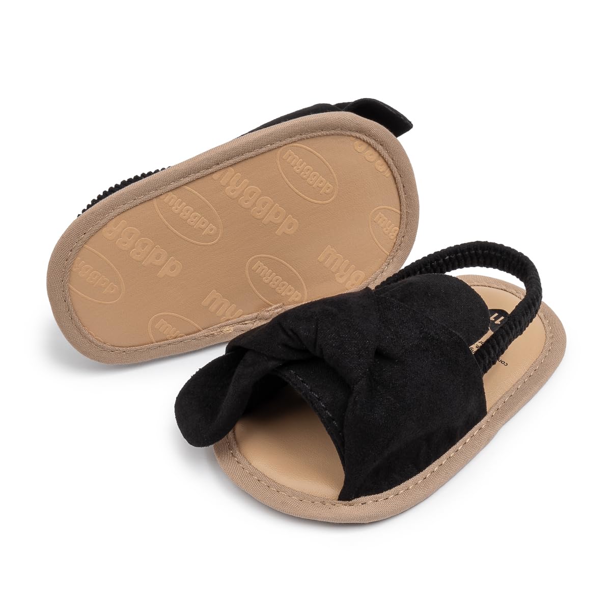 Meckior Infant Baby Girls Boys Summer Sandals Open Toe Lace Princess Dress Wedding Flats Shoes Newborn Toddler Soft Non-slip Sole First Walker Crib Shoes