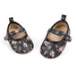 Meckior Infant Baby Girls Boys Handmade Princess Flats Toddler First Walkers Soft PU Leather Non-Slip Crib Wedding Dress Shoes
