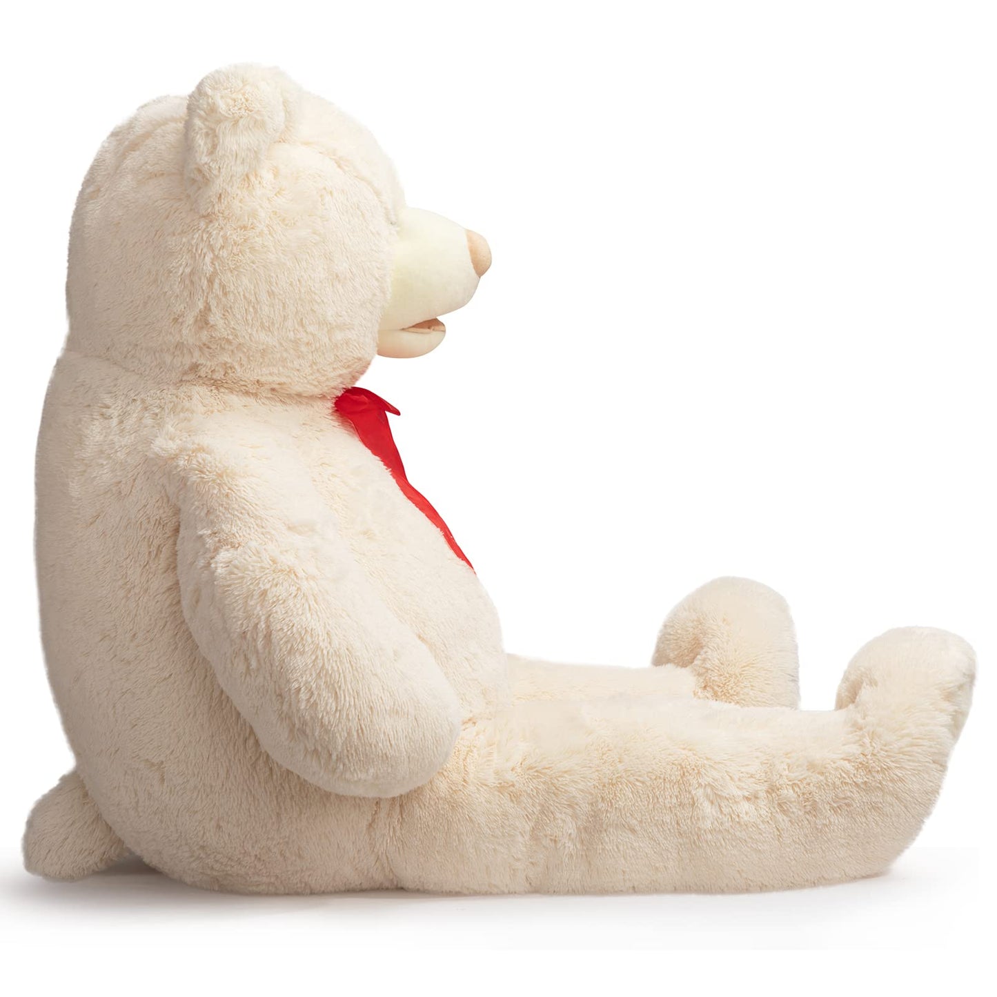 HollyHOME 6ft Teddy Bear Giant Teddy Bear Stuffed Animal with Embroidered Paws Holiday Valentine's Toy Gift for Girlfriend Kids 72 inches Brown