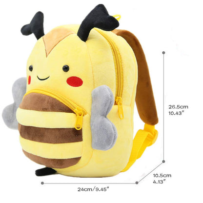 Cute Toddler Backpack Plush Animal Cartoon Mini Travel Daycare Bag for Baby Girl Boy 2-6 Years (Shark Blue)
