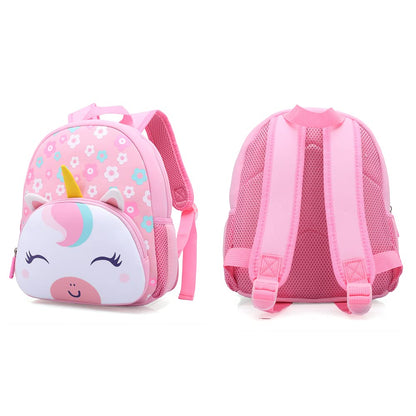 KK CRAFTS Preschool Backpack Toddler Neoprene Animal Schoolbag Lunch backpack for Kids Boys Girls(Dinosaur)