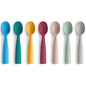 Vicloon Silicone Baby Feeding Spoons - 7 PCS First Stage for Infants, Ultra-Durable & Chewproof, Dishwasher Safe Baby Utensils