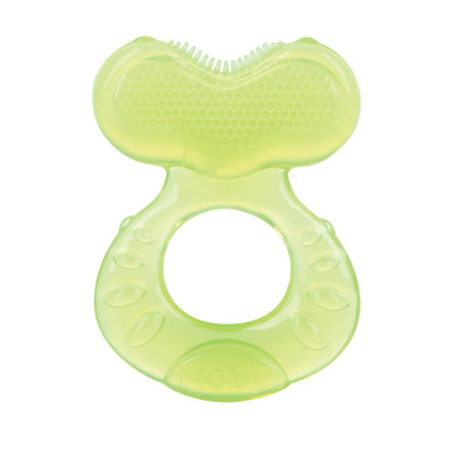 Nuby 3 Step Soothing Teether 3 Piece Set- Front, Middle, Back Teeth Teething- Pink/Purple, 3 m+