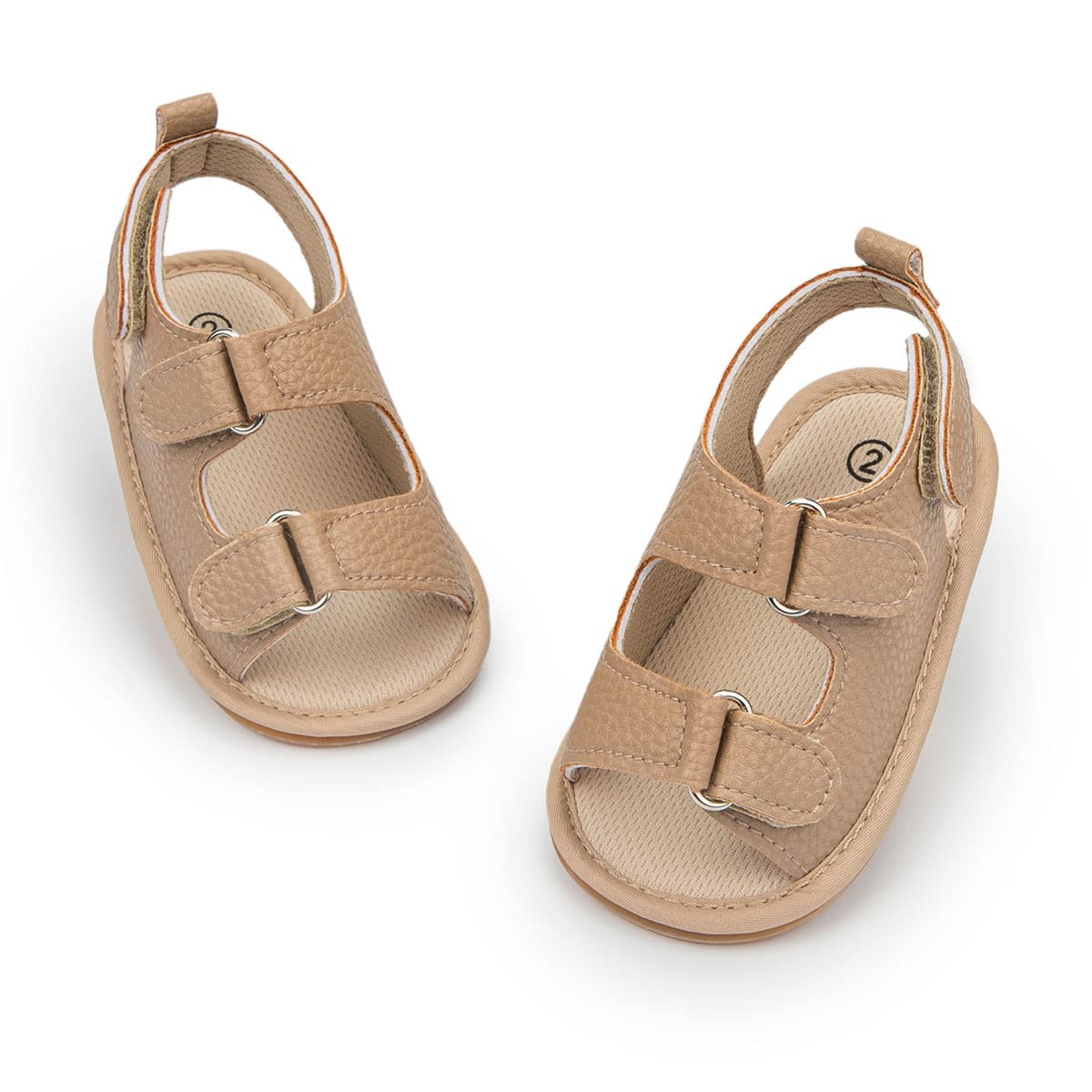 HsdsBebe Infant Baby Boys Girls Summer Beach Sandals Breathable Athletic Anti-slip Soft Sole Newborn First Walker Crib Shoes