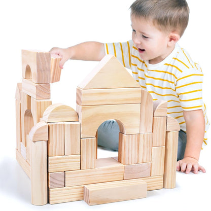 Migargle Large Foam Building Blocks for Toddlers, 36 Pieces Large EVA Soft Stacking Blocks, Baby Bath Foam Toy Set, Early Learning Construction Toys & Gifts for Kids, Boys & Girls