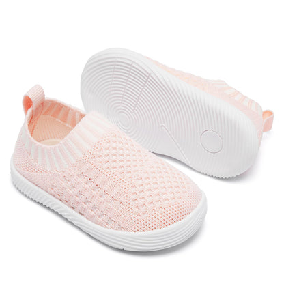MORENDL Baby Shoes Toddler Walking Sock Shoes Non-Slip Breathable Boys & Girls Sneakers Infant Tennis Shoes