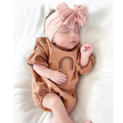 Niceye Handmade Baby Headbands Soft Stretchy Nylon Hair Bands with Bows for Newborn Infant Baby Toddler Girls- Pack of 6