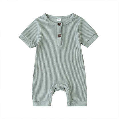 Infant Newborn Baby Boys Girls Cotton Linen Romper Summer Jumpsuit Sleeveless Overalls Clothing Set