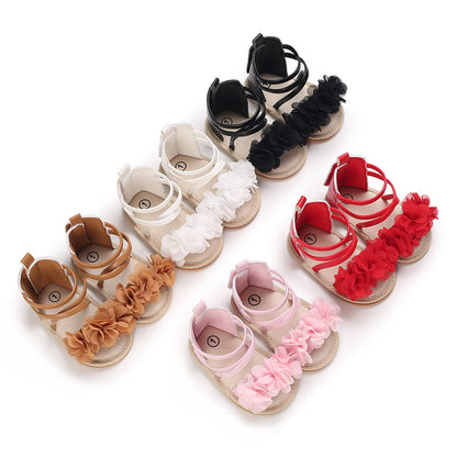 LAFEGEN Baby Boys Girls Summer Sandals 2 Straps Anti Slip Soft Sole Beach Infant Shoes Toddler First Walker Newborn Crib Shoes(3-18Months)