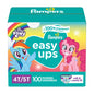 Pampers Training Pants - Easy Ups Girls & Boys - Size 5T-6T, 84 Count, Easy Pull Up & Down Design, My Little Pony Potty Underwear (Packaging May Vary)