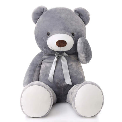 MaoGoLan Giant Big Teddy Bear 4 Feet 47 inch Life Size Tan Plush Bear Brown Stuffed Animal for Children Boyfriend