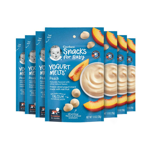 Gerber Baby Snacks Yogurt Melts, Strawberry, 1 Ounce (Pack of 7)