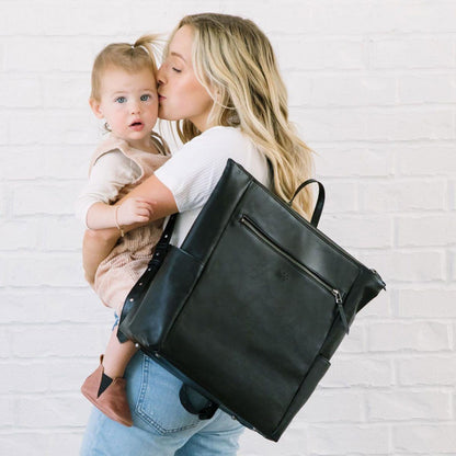 Freshly Picked Minimal Diaper Bag Backpack, Croc