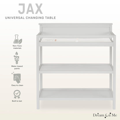 Dream On Me Jax Universal Changing Table, Blush Pink , 34x20x40 Inch (Pack of 1)