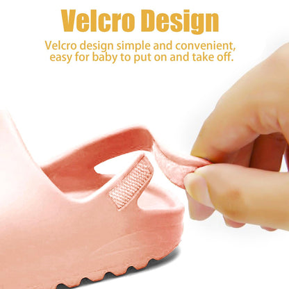 bolukets Toddler Little Kids Slides Sandals, Summer Slip On Lightweight Slippers for Boys and Girls, Beach Pool Anti-Slip Water Shoes Indoor Outdoor Sandals