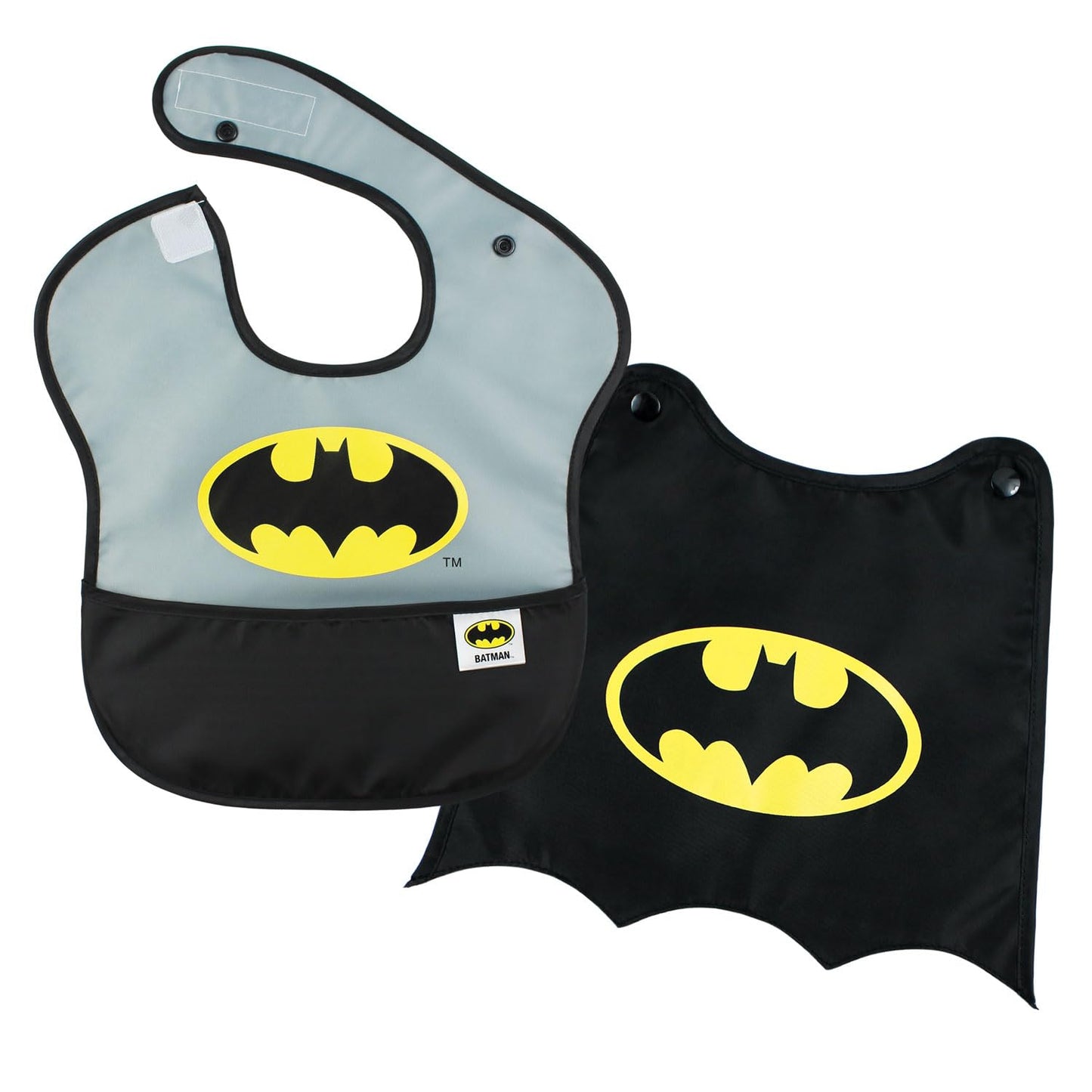 Bumkins Disney Bibs for Girl or Boy, SuperBib Baby and Toddler 6-24 Months, Essential Must Have for Eating, Feeding, Baby Led Weaning, Mess Saving Waterproof Soft Fabric, 3-pk Pooh Bear and Friends
